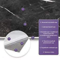 Самоклеюча стінова PET плитка Sticker Wall 600х300х2мм SW-00002320 - мініатюра 2