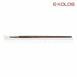 Пензель синтетика кругла Snow 1098R № 6 довга ручка KOLOS (4823064902020)