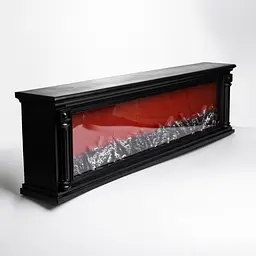 Камін декоративний з LED-підсвіткою 101 см, чорний Yiwu SP-47B - мініатюра 3