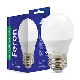 Світлодіодна лампа Feron LB-745 6 Вт E27 6400K