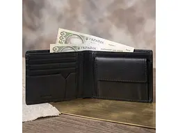 Чоловічий портмоне натуральна шкіра Cortina 5013 nero Чорне 12,5x9,5x1,5 см TONY PEROTTI acs0032389 - мініатюра 2