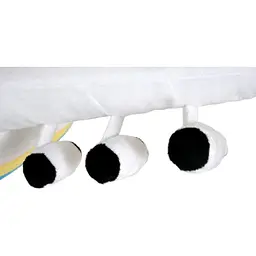 Плюшева іграшка WP Merchandise Літак Україна 53 см (FWPPLANEUKR22GR00) - мініатюра 4