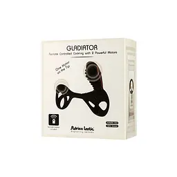 Вібронасадка на член Adrien Lastic Gladiator з пультом LRS, стимуляція клітора та точки G, 2 мотори - мініатюра 7