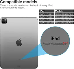 Чохол з клавіатурою GOOJODOQ, сумісний з iPad Pro 11 iPad Air 4 - мініатюра 6