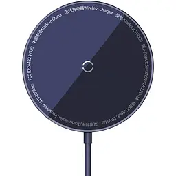 Бездротовий зарядний пристрій Baseus Simple Mini3 Magnetic Wireless Charger 15W Dusty Purple (CCJJ040205)