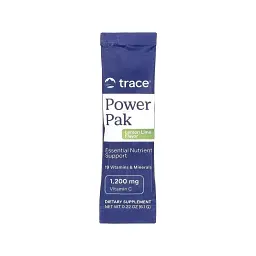 Вітамінно-мінеральний комплекс Trace Електроліти, смак лимон-лайм, Electrolyte Stamina PowerPak, 30 пакетів (TMR00052) - мініатюра 3