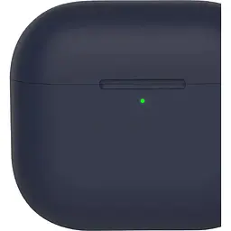 Чохол Blueo Liquid Silicone Case+Carbine для AirPods 4 Deep Blue (B44-A4DBL) [120743] - мініатюра 2