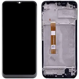 Дисплей Realme C11/Narzo 30A чорний, оригінал PRC, з рамкою, версія 1, p/n: FPC-HTF065H093-A3
