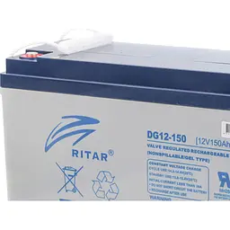 Акумулятор Ritar GEL 12V/150Ah/1800Wh [DG12-150] [125677] - мініатюра 2