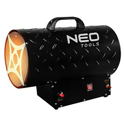 Neo Tools Теплова пушка газова, 30кВт, 300м кв., 1000м куб./рік, чорний