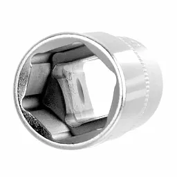 Насадка шестигранна коротка 1/2" 19мм CrV ULTRA (6070192) - мініатюра 7