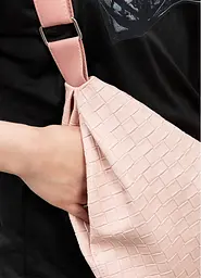 Жіноча сумка Sambag Bag-glove пудрова 50 х 28 х 5 см (53400066) - мініатюра 4