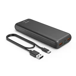 Повербанк Hama PD20HD 20000 mAh QC PD 18W Black - мініатюра 4