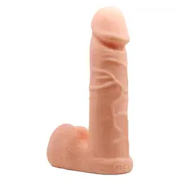Страпон Ultra Passionate Harness Sensual Comfort, 17.5 см (тілесний) - мініатюра 2