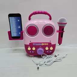 Дитяче Караоке Мікрофон із Колонкою Bluetooth Звук Світло - мініатюра 5