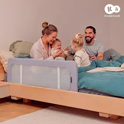 Захисна бар'єрка для ліжка Kinderkraft Guard and Dream Black (KAGUDR00BLK0000) - мініатюра 8
