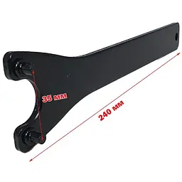 Ключ для контргайки КШМ з кругом 180-230 мм Makita 197610-3 (35 мм)