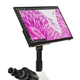 Камера для мікроскопа SIGETA MCAM4K-PRO + екран Displayer HD Touch 13.3" HDMI (65523) - мініатюра 4