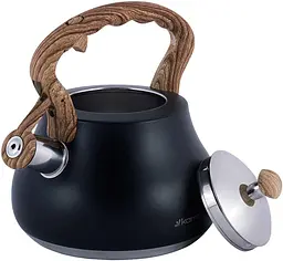 Чайник Whistling Kettle Black 2.7л зі свистком Kamille Ø16.5х23 см kuh0011096 - мініатюра 4