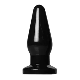 Анальная пробка Black Anal Plug LARGE, 14 см, черный