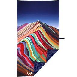 Рушник Lifeventure Soft Fibre Printed Giant Коричневий-Синій