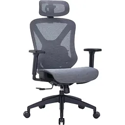 Крісло офісне Officepro AtlasOC630-B-DG-DG Black/Dark Gray (OC630-B-DG-DG) - мініатюра 4