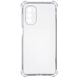 TPU чохол GETMAN Ease logo посилені кути Full Camera для Motorola Moto G31 Безбарвний (прозорий) - мініатюра 4