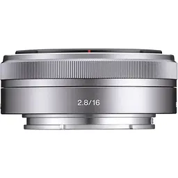 Об'єктив Sony E 16mm f/2.8 for Nex Silver [SEL16F28.AE] [116827] - мініатюра 3