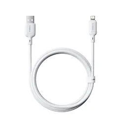 USB кабель Baseus Silky Series USB to Lightning 2.4A 1m білий P10377702213-00 - мініатюра 4