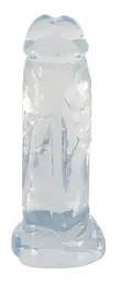 Фалоімітатор Crystal Clear Big Dong 23 см прозорий - мініатюра 4