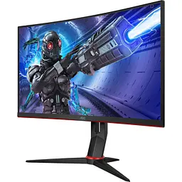 TFT 31.5" AOC C32G2ZE/BK, VA, 240Гц, вигнутий, DP, HDMI x 2, чорний - мініатюра 3