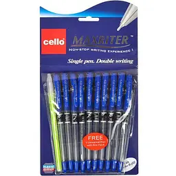 Ручка масляна MAXRITER 727+1 Cello синя