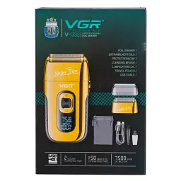 Електробритва-шейвер VGR V-332 акумуляторна для сухого гоління, золотистий - мініатюра 10