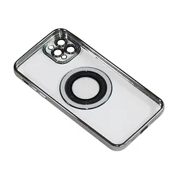 Магнітний чохол XON PhoneCase Magnetic для iPhone 11 Pro Max (PCMC1111400G 8154) Сірий/Прозорий - мініатюра 4