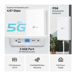 Зовнішній маршрутизатор NE200, 5G, 1x2.5GE LAN (PoE) TP-Link teh0017345 - мініатюра 6