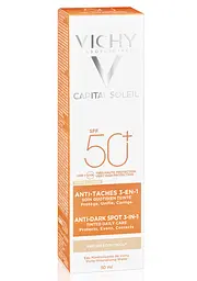 Сонцезахисний крем проти пігментних плям 3 в 1 Vichy Idеal Soleil з тонуючим ефектом SPF 50+ 50 мл (M9740000) - мініатюра 9