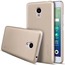 Чохол-накладка Nillkin Super Frosted Shield Meizu M3S Gold - мініатюра 7
