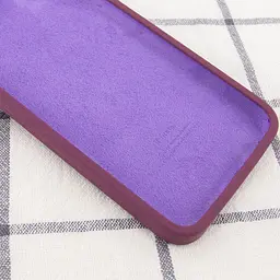Чохол Silk Square Full Camera Protective (AA) NO LOGO для Apple iPhone 7/8/SE (2020) (4.7") Бордовий / Maroon - мініатюра 3