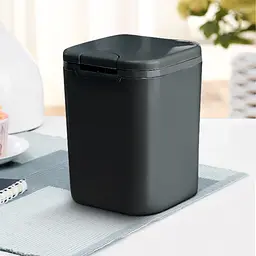 Відро для сміття MBM My Home з кришкою 2 л антрацит (BIN-06 2L ANTHRACITE) - мініатюра 7
