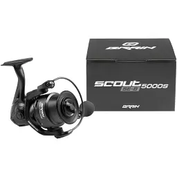 Котушка Brain Scout SE-B (new logo) 5000S 8+1BB 4.9:1 Black - мініатюра 6