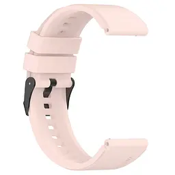 Силіконовий ремінець GT для Xiaomi Amazfit GTS 22e34 mini - бежево-рожевийширина кріплення 20ммWatchbands (W28-0WB23969021) - мініатюра 4