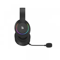Навушники бездротові Bloody GR520, Black, Bluetooth 5.3 / USB 2.4 GHz / 3.5 мм, мікрофон, динаміки 50 мм, RGB підсвічування, 16 Ом, 105 дБ, 1050 mAh - мініатюра 5