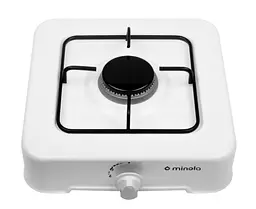 Газовая плита Minola TGH 100 WH настольная 1 конфорка