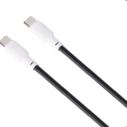 Кабель Gelius Full Silicon Cable Type-C to Type-C GP-UCN001CC 60W 1.2m Black-White - мініатюра 3