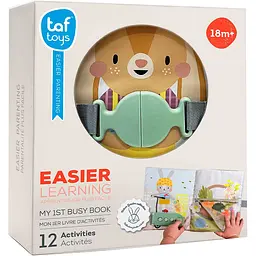 Розвиваюча м'яка книжка Taf Toys  Бізібук зайченятка (13355) - мініатюра 11