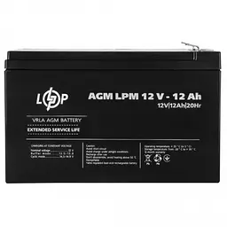 Акумулятор LogicPower AGM LPM 12V - 12 Ah - мініатюра 2