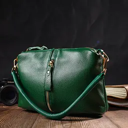Жіноча шкіряна сумка Vintage 24х15х9,5 см sum0022697 - мініатюра 9