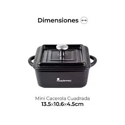 Форма для запікання MasterPro Foodies cook & share, 13,5x10,6 см, квадратна (BGMP-10202) - мініатюра 2