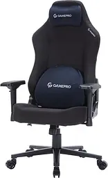 Крісло для геймерів GamePro FGC750B Black - мініатюра 2