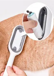 Багатофункціональна щітка для тварин Pet Gravity 4в1 Pet Grooming Comb для сухого та вологого вичісування собак і котів - мініатюра 7